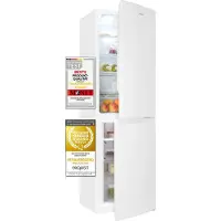 Exquisit Kühl-Gefrierkombination, Kühlschrank mit Gefrierfach, 247 Liter, Nofrost, 4-Sterne-Gefrierfach, Schnellgefrieren, 4 Ablagen, KGC250-85-NF-040