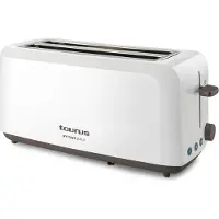 Taurus MyToast Duplo, Weiß, Tasten, Drehregler, 1450 W, 262 mm