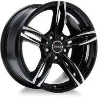 AVUS Alufelge Ac-Mb3 8.5X19 5X120 Et 35 Black Polished