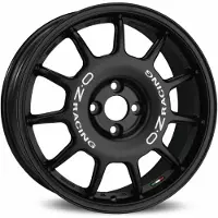 OZ RACING ALUFELGE LEGGENDA 7x17 4x108 ET 25 MATT BLACK WHITE LETTERING