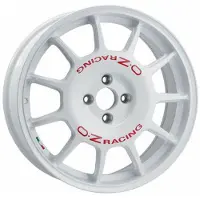 OZ RACING ALUFELGE LEGGENDA 7x17 4x100 ET 30 RACE WHITE RED LETTERING