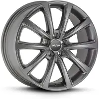 Oxxo 18 Zoll Alufelge Liberty Dark 18"x8.00" 5x112 PCD ET40 66.6mm Felge Dark GunMetal