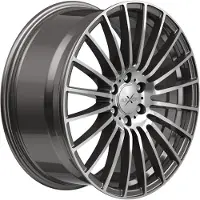 Axxion AX5 EXCESS Daytona Grau Hochglanzpoliert 8.0Jx18 5x112 ET45
