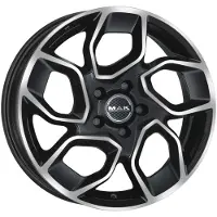 Mak 16 Zoll Alufelge express 3 16"x6.5" 5x160 PCD ET60 65.1mm Felge Schwarz