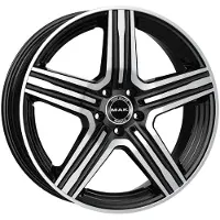 Mak 18 Zoll Alufelge lewis 18"x8" 5x112 PCD ET33 66.6mm Felge Schwarz