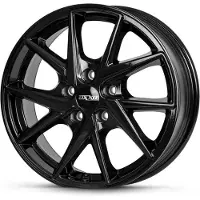 Oxxo 17 Zoll Alufelge Crow Black 17"x7.00" 4x108 PCD ET32 67.1mm Felge Schwarz