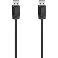 Hama 00200601, 1,5 m, USB A, USB A, USB 2.0, 0,48 Gbit/s, Schwarz