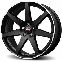 Momo 18 Zoll Alufelge seven 18"x8" 5x112 PCD ET42 72.3mm Felge Schwarz