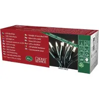 Konstsmide - LED Minilichterkette, 35 warm weiße Dioden, 230V, Innen, grünes Kabel ; 6302-100