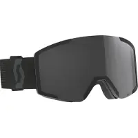 SCOTT - Skibrille - Shield + Extra Lens Mineral Black AMP Black Chrome S3 - schwarz