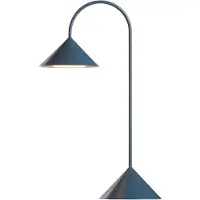 Frandsen Grasp LED-Akku-Tischleuchte H47 Petrol - , Grasp, dimmbar, Blau, für Balkon, Metall, Design