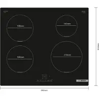 Bosch PIE611BB5E Induktionskochfeld