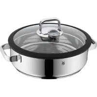 WMF Vitalis Aroma Dampfgarer Ø 28 cm, 5 l, Edelstahl, Rund, Keramik, Gas, Induktion, Edelstahl, Glas