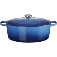 Le Creuset Bräter Signature oval 31 cm Azure
