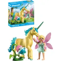 Playmobil - Collectible Unicorn: Sunshine Blossom with Fairy (71842)