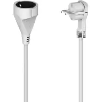 Hama 00223242 Strom Verlängerungskabel Weiss 3 m