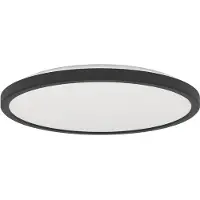 Eglo connect Smart Home Deckenlampe Connect Rovito-Z, dimmbar, schwarz, für Wohn- / Esszimmer, Kunststoff, Smart Home Deckenlampe