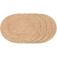 House Nordic | Set mit 4 Tischsets aus Bombay-Jute Natürlich Jute 45x35x0.5 cm | NADUVI