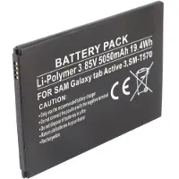 AccuCell Akku passend für Samsung Galaxy Tab Active 3, SM-T570, Li-Polymer, 3,85V, 5050mAh, 19,4Wh