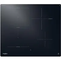 Whirlpool WTX6014DCF, Schwarz, Integriert, 59 cm, Zonen-Induktionskochfeld, Glaskeramik, 4 Zone(n)