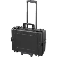 Little Jumbo 505TR Koffer Schwarz inkl. Rasterschaumstoff
