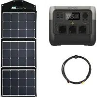 EcoFlow River 2 Pro 768Wh Portable Powerstation mit 135W Solarmodul