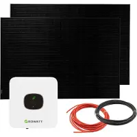 Growatt Balkonkraftwerk MIC 800 0,8kW mit 800W Solarpanels