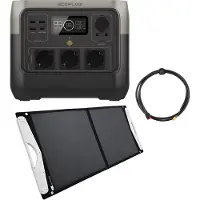EcoFlow River 2 0% MwSt §12 III UstG Pro 768Wh Powerstation mit 100W Solarpanel