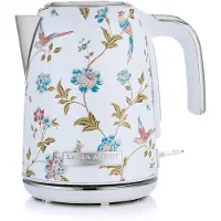 VQ Laura Ashley Wasserkocher 1,7 l – 2200 W – Edelstahl – Kabellos – Elveden Weiß