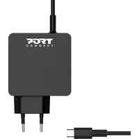 Port Designs Type C Universal Power Adapter 45w For Macbooks Notebooks Tablets Smartphones Up To 45w