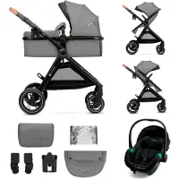 Kinderkraft Kombi-Kinderwagen "ESME 3IN1" 25 kg inkl. Babyschale MINK PRO 2 i-Size (40–87 cm)