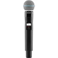 Shure QLXD2/B58-K51, Handsender, 606 - 670 MHz, 20 - 20000 Hz, 120 dB, LCD, Schwarz