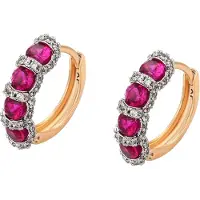 NAEMI Women Earrings in Rose Gold Pink | Gr.: onesize