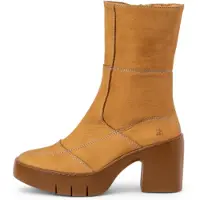 Art für Damen. 1165912ZM003_024 Lederstiefel 1659 Sofia braun (42), 5 bis 8 cm, Reißverschluss, Lässig