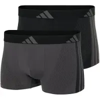 Adidas Sportswear Retro Short / Pant Active Micro Stretch Seamless in Schwarz / grau | Gr.: L