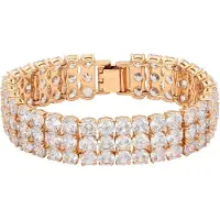 NAEMI Women Bracelet in Rose Gold White | Gr.: onesize