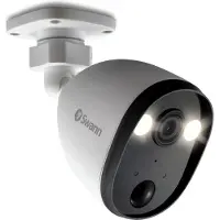 Swann SWIFI-SPOTCAM, IP-Sicherheitskamera, Innen & Außen, Kabelgebunden, Decke/Wand, Schwarz, Weiß, Patrone (Form)