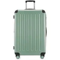 Hauptstadtkoffer - Spree Großer Koffer erweiterbar XL Trolley Aufgabegepäck, Check-In Luggage Hardcase, Reisetrolley 4 Rollen, TSA, 75cm, 119 L,Mint