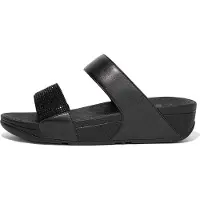 Original Brands Fitflop Lulu Crystal Sandalen Schwarz EU 38 Frau Schwarz EU 38