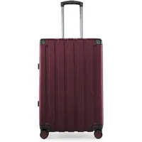 Hauptstadtkoffer - Q-Damm - Mittelgroßer Hartschalen-Koffer XL Erweiterung Trolley Reisekoffer Doppel-Rollen Dehnfalte Hardshell Suitcase expandable, TSA, 68 cm, 89 Liter,Burgund