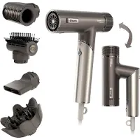 Shark HD542EU SpeedStyle Pro Flex 4-in-1 Haartrockner, mokka-silber