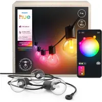 Philips Hue Festavia Globe Lichterkette - 7 Meter - 10 Lampen