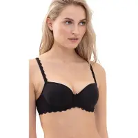 Mey Spacer-BH | Half Cup Serie Amorous Schwarz | Größe 75F