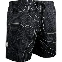 Guggen Mountain Herren Badehose Streifen lässige Boardshorts Linien Muster