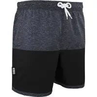 Guggen Mountain Herren Badehose mit Muster Grau Schwarz