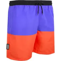 Guggen Mountain Herren Badehose mit Muster Lila Orange