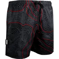 Guggen Mountain Herren Badehose Streifen lässige Boardshorts Linien Muster