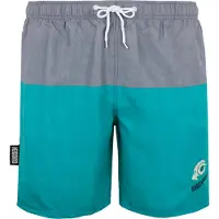 Guggen Mountain Herren Badehose mit Muster Streifen Grün