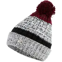 Guggen Mountain Unisex Mütze Wintermütze mit Bommel und leichtem Fleecefutter