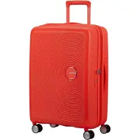 American Tourister Soundbox Spinner 67/24 TSA Expandable neon orange